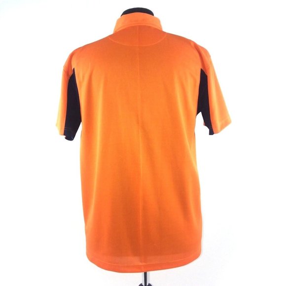 AUBURN Tigers Mesh Polo Shirt SM MED Orange Blue Logo - Picture 7 of 12